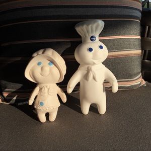 Vintage 1970’s Pillsbury dough boy and girl.